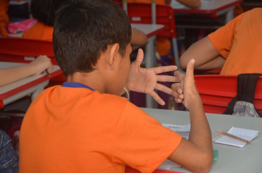 Figure 2. The early skill of finger counting.”